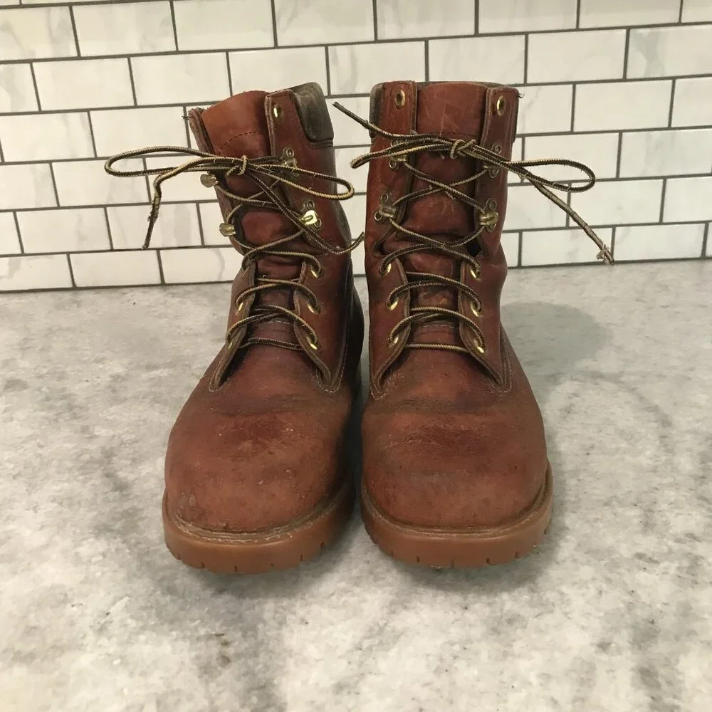 Herman Survivors Work Boots Mens Size 9 Brown Waterproof Insulated Leather